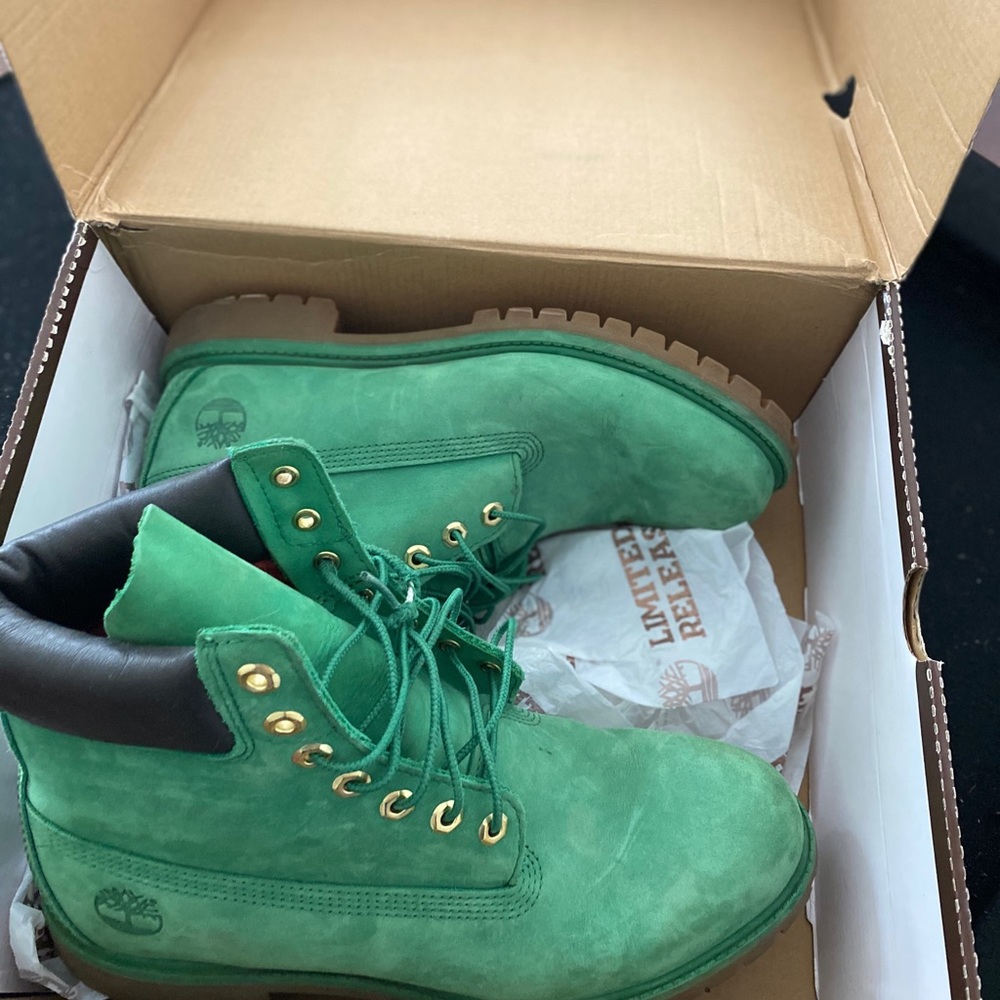 Limited edition timberlands.